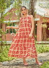 Blue Hills Beach Way Fancy Party Wear Long Gown Style Kurti Collection